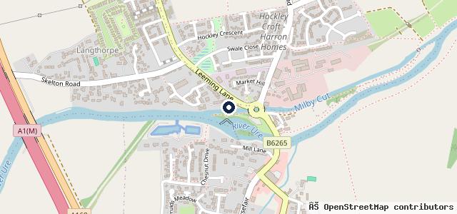 Map showing the location of Boroughbridge Auto Services Ltd