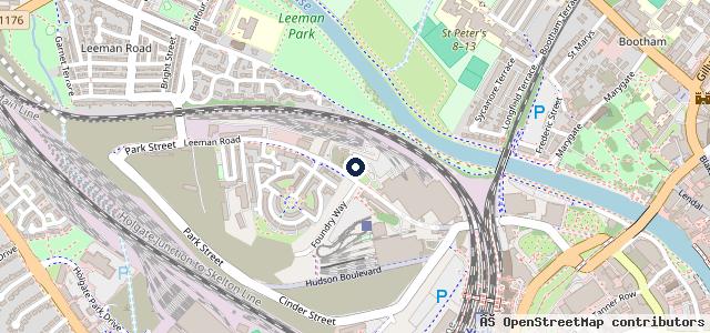 Map showing the location of Leeman Road Auto Services