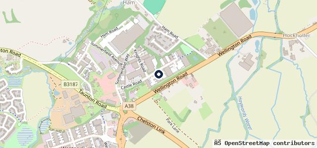 Map showing the location of Chelston Motorhomes