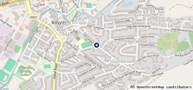 Map showing the location of A L B Mot & Service Centre