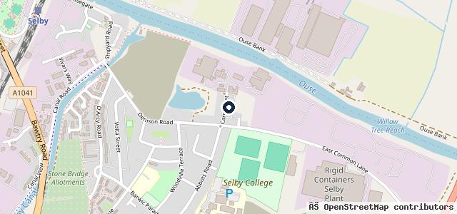 Map showing the location of Carr-Tec