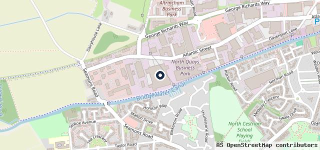 Map showing the location of Cartwright Group