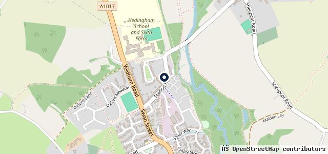 Map showing the location of Days Of Hedingham Ltd