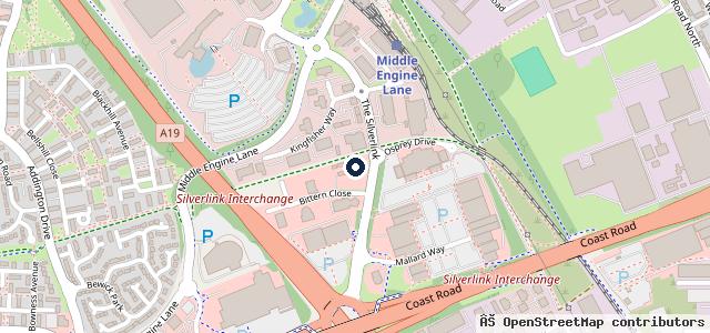 Map showing the location of Lloyd North Tyneside BMW