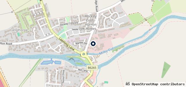 Map showing the location of Charltons of Boroughbridge