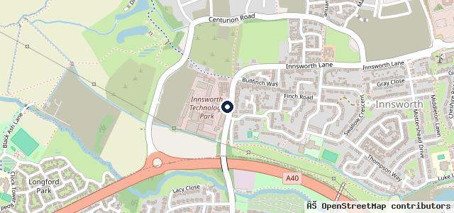 Map showing the location of Direct Tyres & Auto
