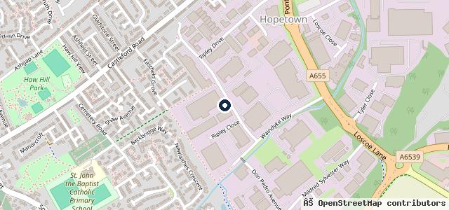 Map showing the location of D.M.O Recovery & Tyre Services Ltd