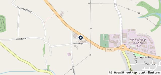 Map showing the location of W P Lewis and Son | Pembroke Dock