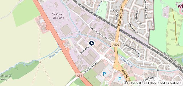 Map showing the location of FW Abbott - AUTOCENTRE