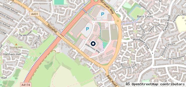 Map showing the location of Formula One Autocentre