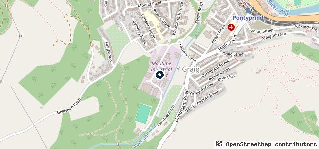 Map showing the location of GP Motorcycles