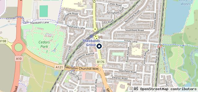 Map showing the location of The Rides Motor Services ltd