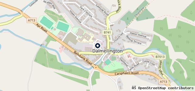 Map showing the location of Gibson's Garage Motor Vehicle Repairs