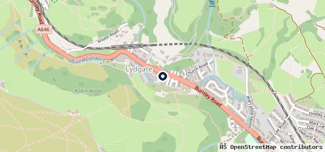 Map showing the location of Gleam & Grip