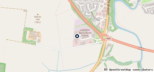 Map showing the location of Fairfield Garage