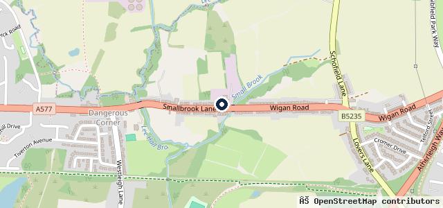 Map showing the location of K &amp; C Grant Leigh | Leigh