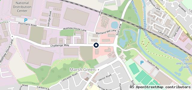 Map showing the location of HW Moon
