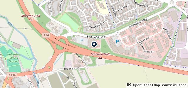 Map showing the location of Desira Omoda, Jaecoo & Peugeot Bury St Edmunds