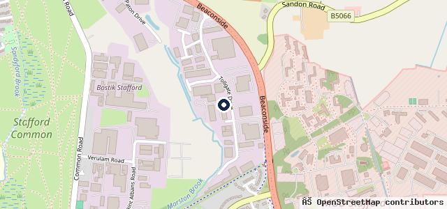 Map showing the location of K S Automotive