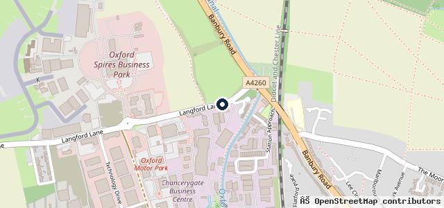Map showing the location of Kidlington Tyre & Auto Centre Ltd