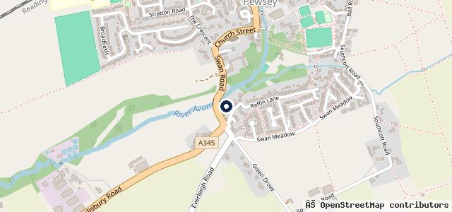 Map showing the location of Pewsey Vehicle Multiworks ltd