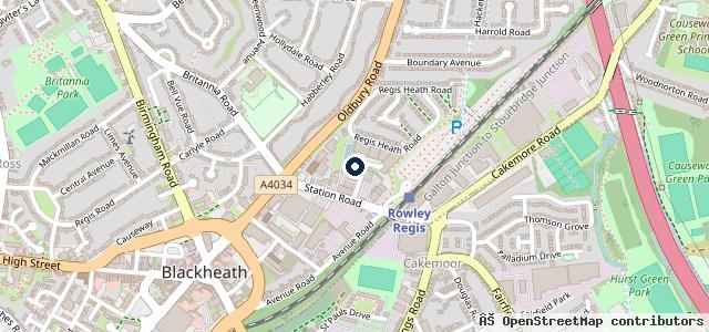 Map showing the location of RS Motors | Birmingham
