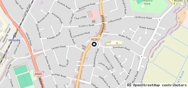 Map showing the location of Krakajak