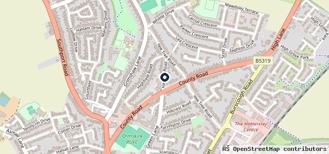 Map showing the location of Lancashire Auto