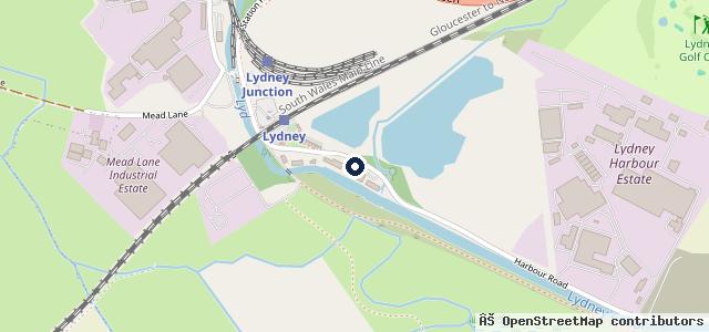 Map showing the location of Lydney Tyre & Auto Services