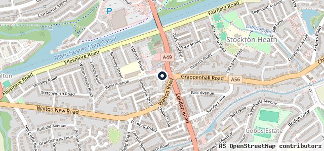 Map showing the location of Victoria Garage