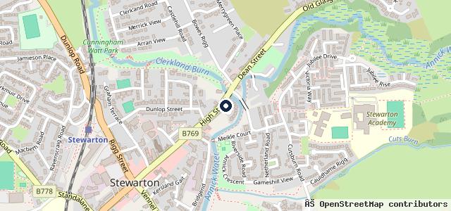 Map showing the location of M Torrance Motor Engineering