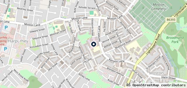 Map showing the location of Manchester Motor Vehicles