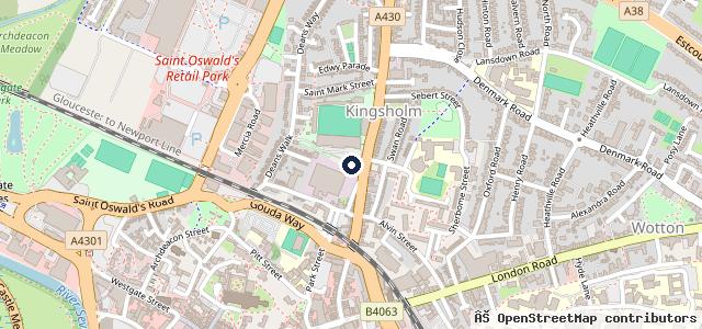Map showing the location of Mantra Motorcycles