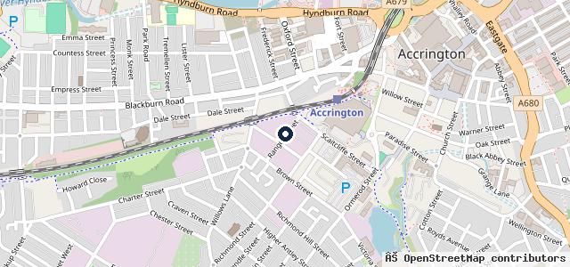 Map showing the location of Max Mot Centre
