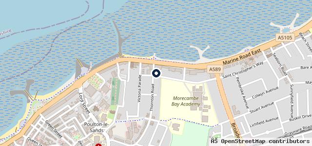 Map showing the location of McGuires Tyres & MOT