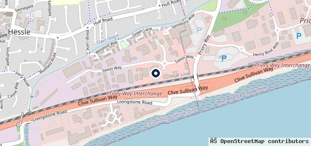 Map showing the location of Mercedes-Benz of Hull - Servicing