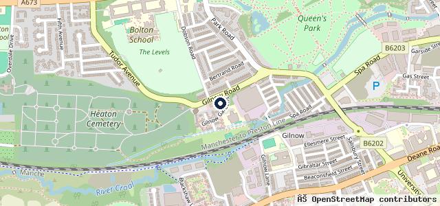 Map showing the location of M M M Services