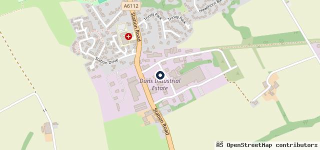 Map showing the location of J E Douglas & Sons Ltd