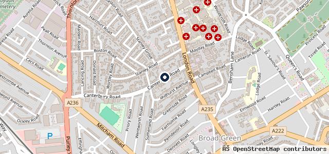 Map showing the location of Motaplus Garage