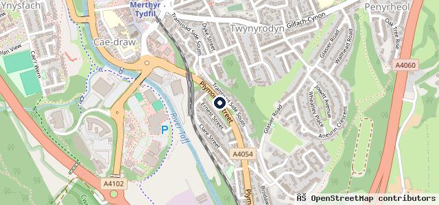 Map showing the location of Motofix Car Sales / Eds Of The Valleys