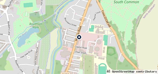 Map showing the location of CarSupermarket.com Lincoln