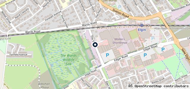 Map showing the location of North East Motorcycles