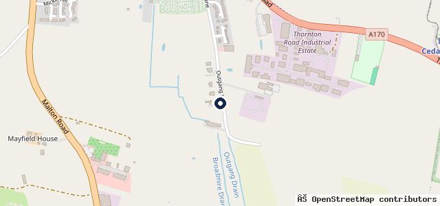 Map showing the location of Oaktree Garage Vehicle AC services