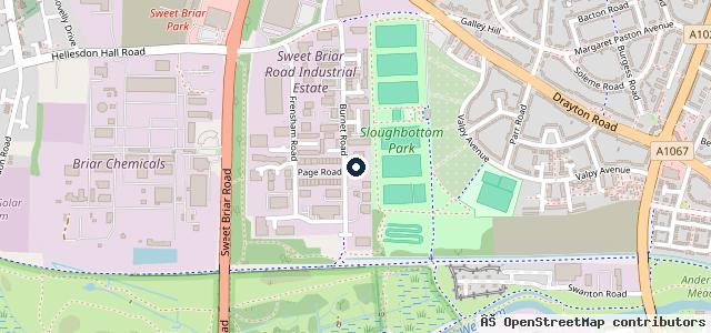 Map showing the location of P.J Kerley Motor Engineers Ltd