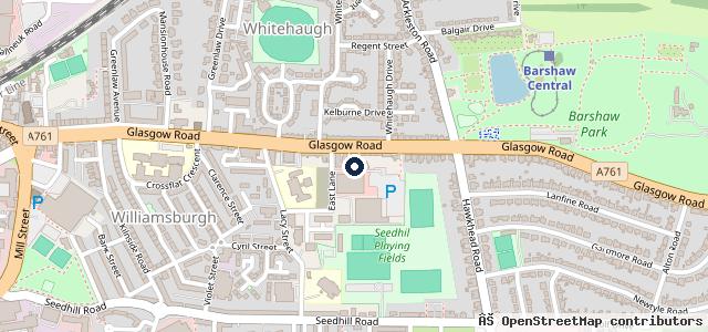 Map showing the location of Paisley Autocare MOT Paisley