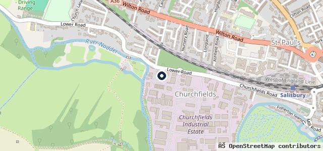 Map showing the location of Salisbury Audi - Heritage