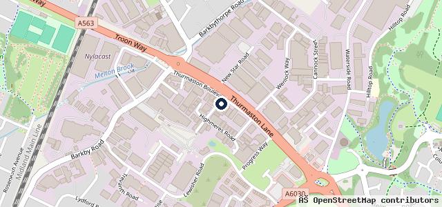 Map showing the location of Highmeres Auto Services