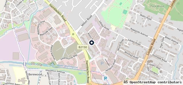 Map showing the location of Leisure Van Pop Tops