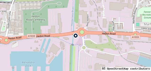 Map showing the location of Hull Van Centre Ltd