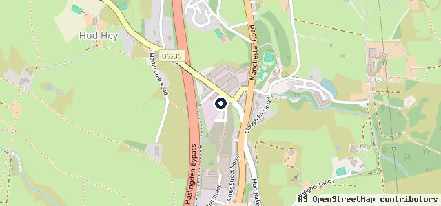 Map showing the location of J D H Motor Repairs